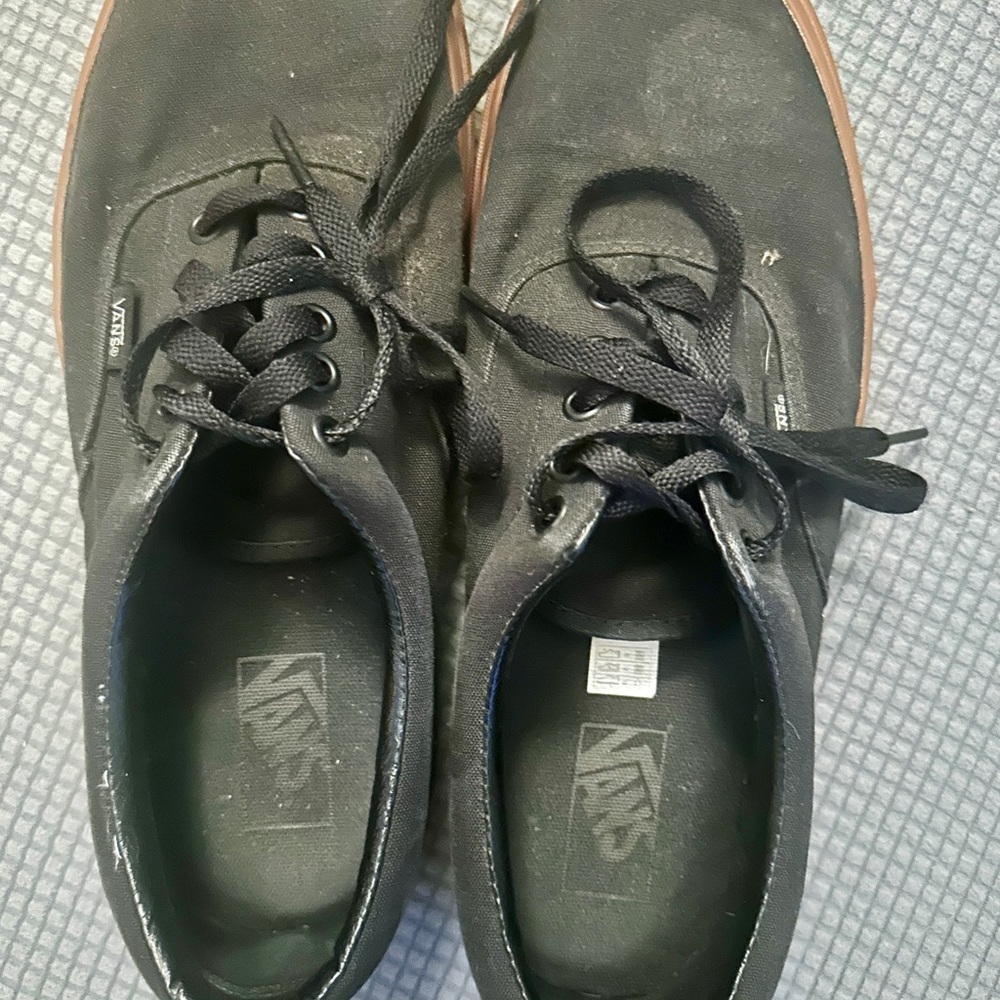 Vans Men's Black Lace-Up Sneakers